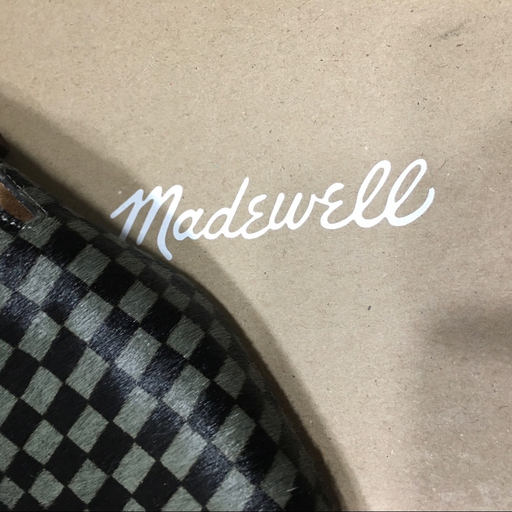 Madewell | NIB Willa Loafer Checkerboard Mule / Clog - Picture 6 of 8